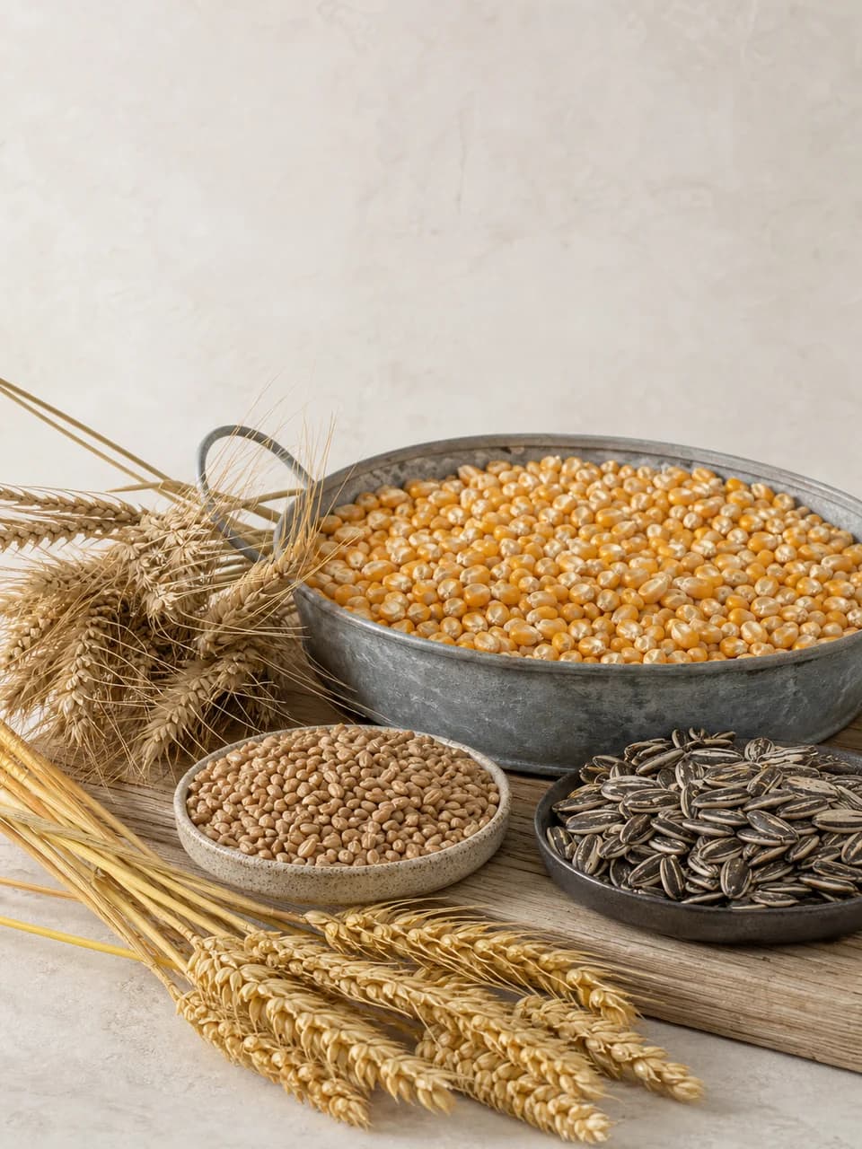 Grains and oilseeds prepared for commercial sourcing review